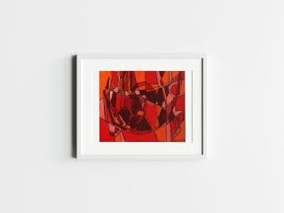 Ashraf’s Orange and Red Abstract
